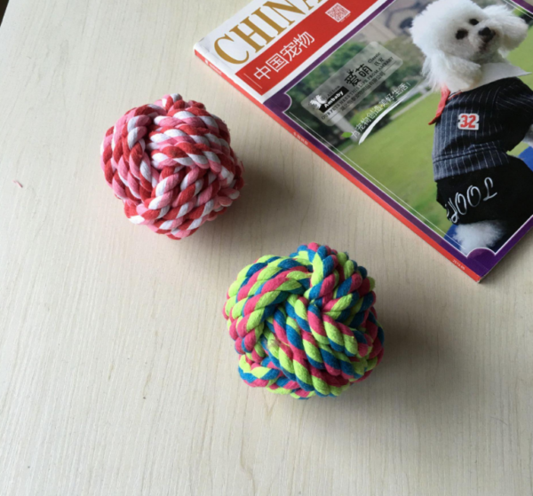 rope toy ball