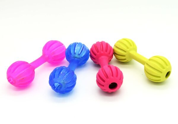dog toys with barbed dumbbells