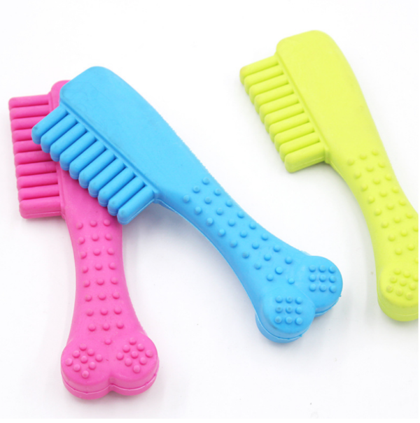 TPR pet comb toys